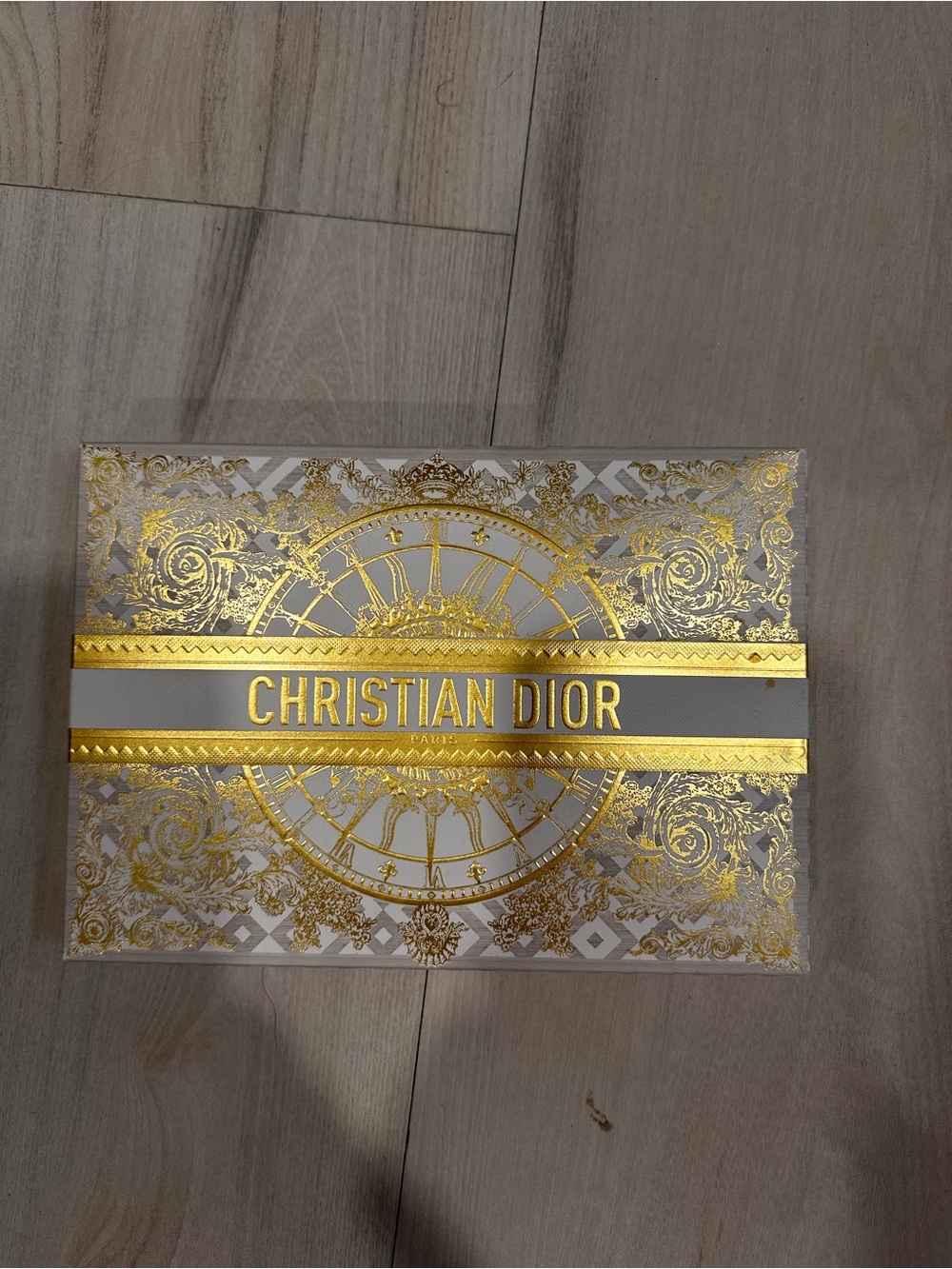Christian Dior Gold and White Card Envelope